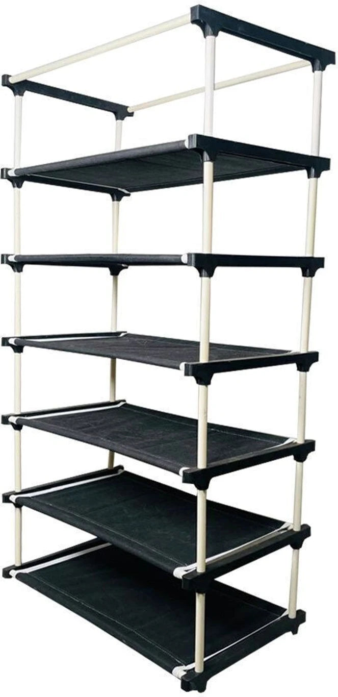 6 Rack Collapsible Wardrobe Cabinet and Shoe Rack